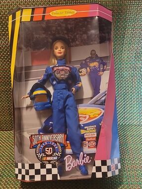 Barbie 50th Anniversary Racing Jumpsuit in Blue